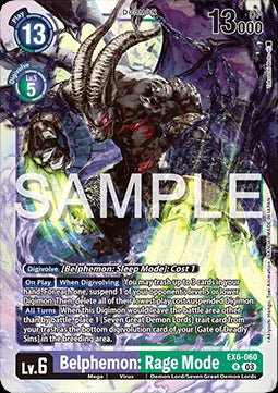 Belphemon: Rage Mode (EX6 - 060) (V.1)⁣ - Infernal Ascension⁣ (Rare)⁣ [060] - El Duelista