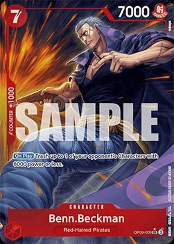 Benn.Beckman (OP09 - 009) (V.2) - Emperors in the New World (Alternate Art) [OP09 - 009] - El Duelista
