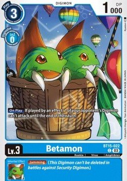 Betamon (BT15 - 022)⁣ - Exceed Apocalypse⁣ (Common)⁣ [022] - El Duelista