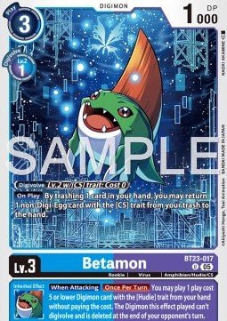 Betamon (BT23 - 017) - Hackers' Slumber (Uncommon) [BT - 23 - 017] - El Duelista