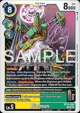 Biomon (BT24 - 038) - Time Stranger (Uncommon) [BT - 24 - 038] - El Duelista