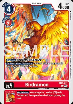 Birdramon (BT23 - 011) - Hackers' Slumber (Common) [BT - 23 - 011] - El Duelista
