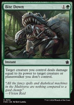 Bite Down⁣ - Magic: The Gathering Foundations⁣ (Common)⁣ [212] - El Duelista