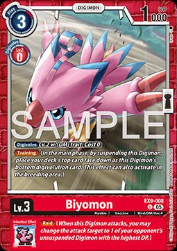 Biyomon (EX9 - 008) (V.1)⁣ - Versus Monsters⁣ (Uncommon)⁣ [008] - El Duelista
