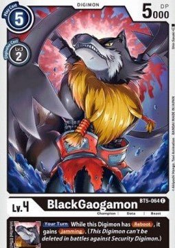 BlackGaogamon (BT5 - 064)⁣ - Battle Of Omni⁣ (Common)⁣ [BT5 - 064] - El Duelista