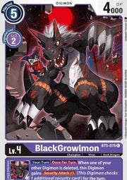 BlackGrowlmon (BT5 - 076)⁣ - Battle Of Omni⁣ (Common)⁣ [BT5 - 076] - El Duelista