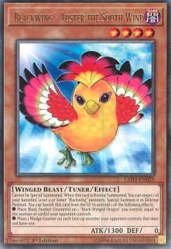 Blackwing - Auster the South Wind - Legendary Duelists: White Dragon Abyss (Rare) [LED3 - 025] - El Duelista