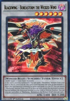 Blackwing - Boreastorm the Wicked Wind - 25th Anniversary Tin: Dueling Heroes Mega Pack (Ultra Rare) [MP23 - 188] - El Duelista