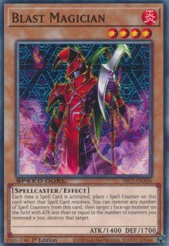 Blast Magician⁣ - Speed Duel: Streets of Battle City⁣ (Common)⁣ [A04] - El Duelista