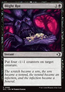Blight Rot - Lorwyn Eclipsed (Common) [ECL - 89] - El Duelista