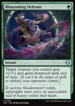 Blossoming Defense - Lorwyn Eclipsed (Uncommon) [ECL - 167] - El Duelista