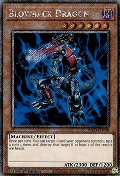 Blowback Dragon (V.1 - Platinum Secret Rare)⁣ - Quarter Century Bonanza⁣ (Platinum Secret Rare)⁣ [138] - El Duelista