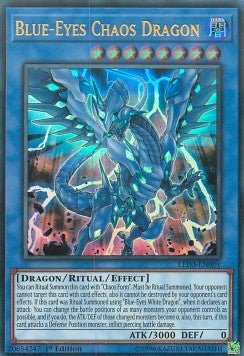 Blue - Eyes Chaos Dragon - Legendary Duelists: White Dragon Abyss (Ultra Rare) [LED3 - 001] - El Duelista