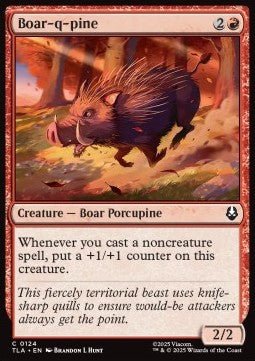 Boar - q - pine - Magic: The Gathering | Avatar: The Last Airbender (Common) [TLA - 124] - El Duelista