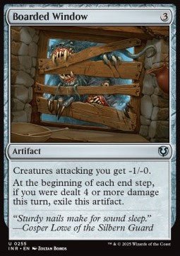 Boarded Window⁣ - Innistrad Remastered⁣ (Uncommon)⁣ [255] - El Duelista