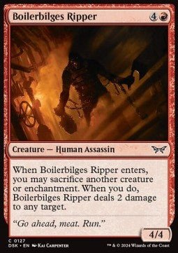 Boilerbilges Ripper⁣ - Duskmourn: House of Horror⁣ (Common)⁣ [127] - El Duelista