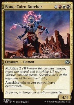Bone - Cairn Butcher⁣ - Tarkir: Dragonstorm⁣ (Uncommon)⁣ [173] - El Duelista