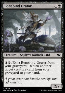 Bonebind Orator⁣ - Bloomburrow⁣ (Common)⁣ [84] - El Duelista