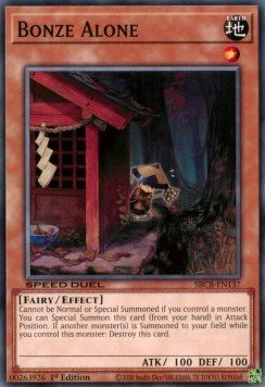 Bonze Alone - Speed Duel: Battle City Box (Common) [SBCB - 137] - El Duelista