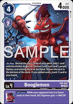 Boogiemon (EX6 - 047)⁣ - Infernal Ascension⁣ (Common)⁣ [047] - El Duelista
