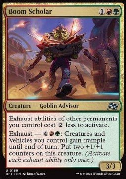 Boom Scholar⁣ - Aetherdrift⁣ (Uncommon)⁣ [189] - El Duelista