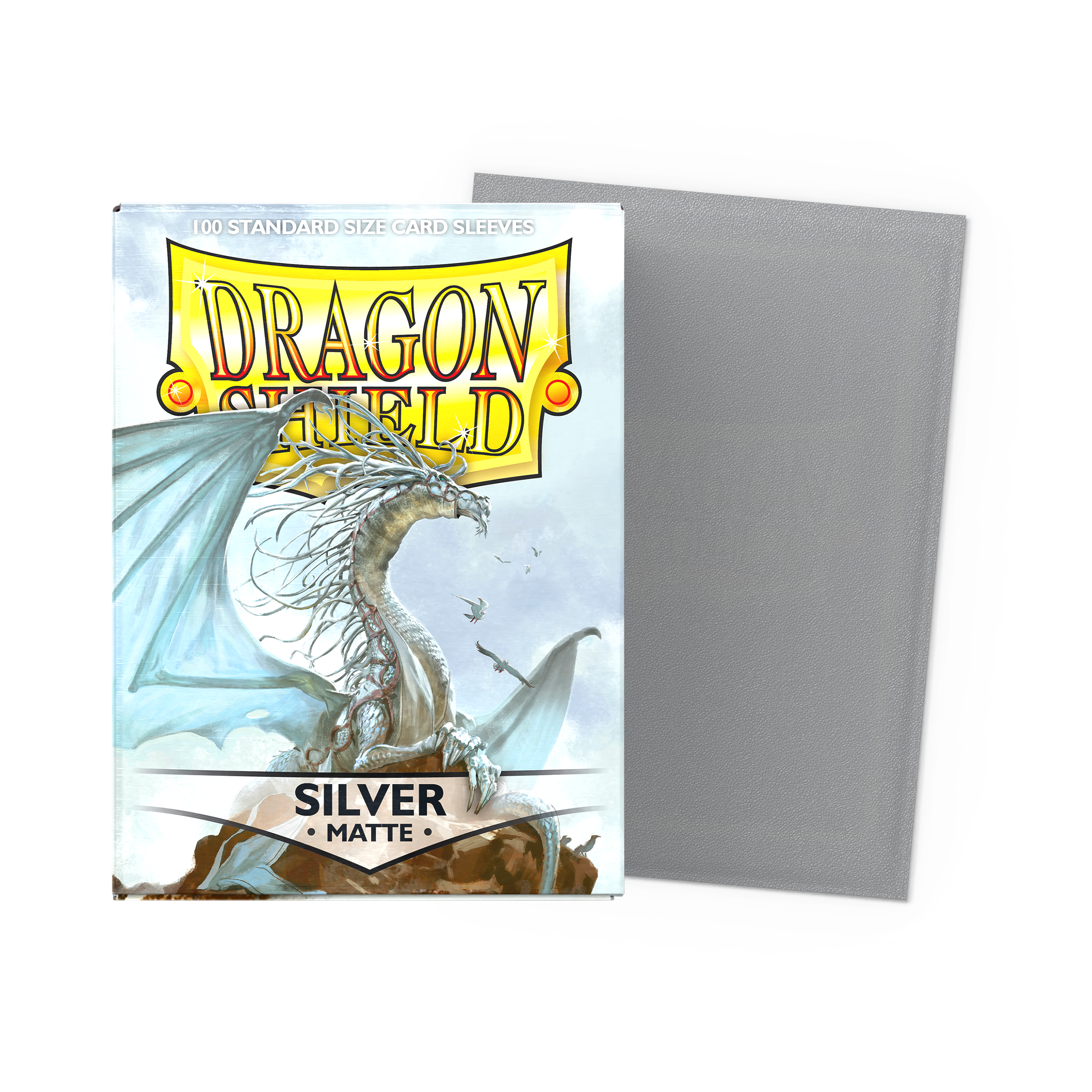 Fundas Dragon Shield Matte Standard (100) – Silver