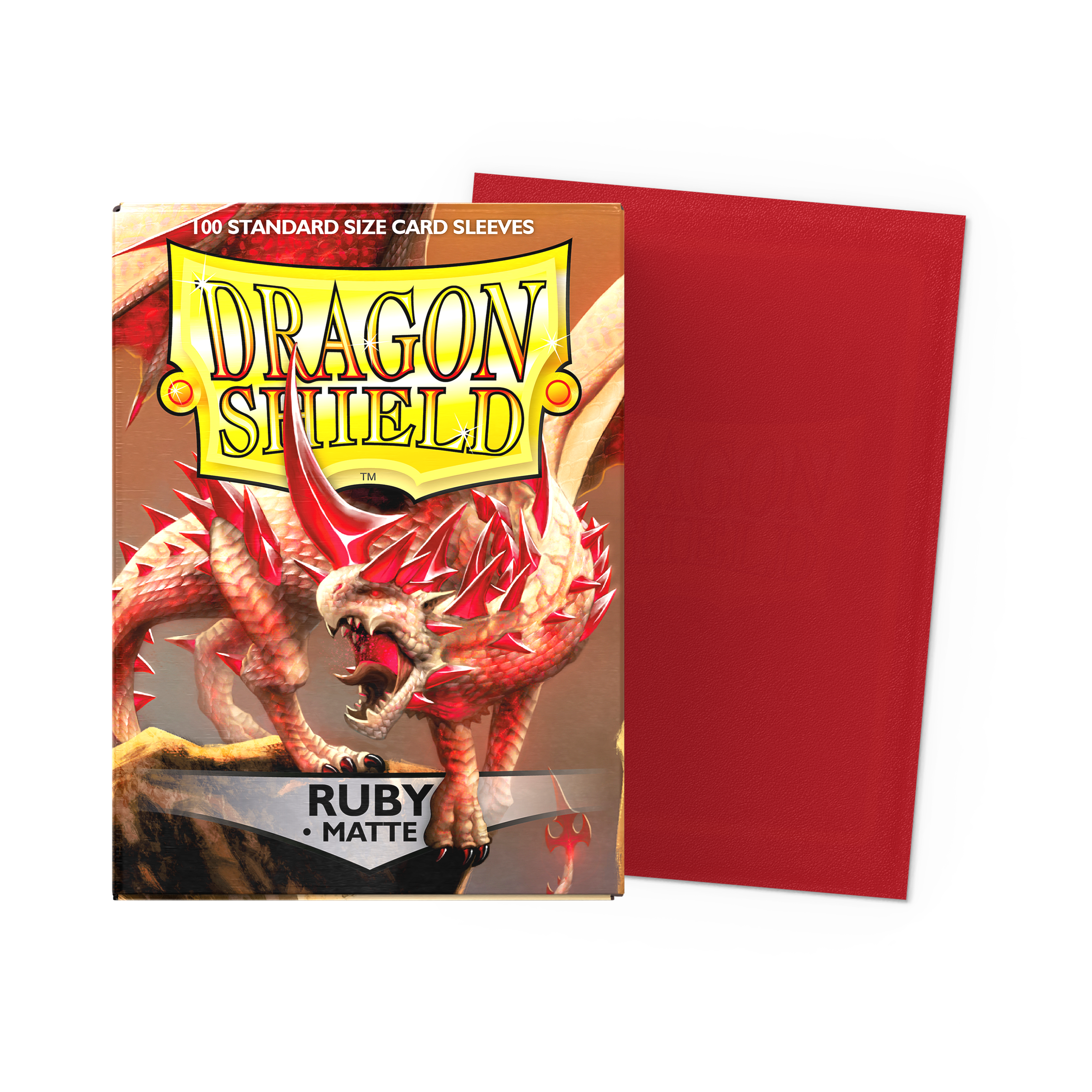 Fundas Dragon Shield Matte Standard (100) – Ruby