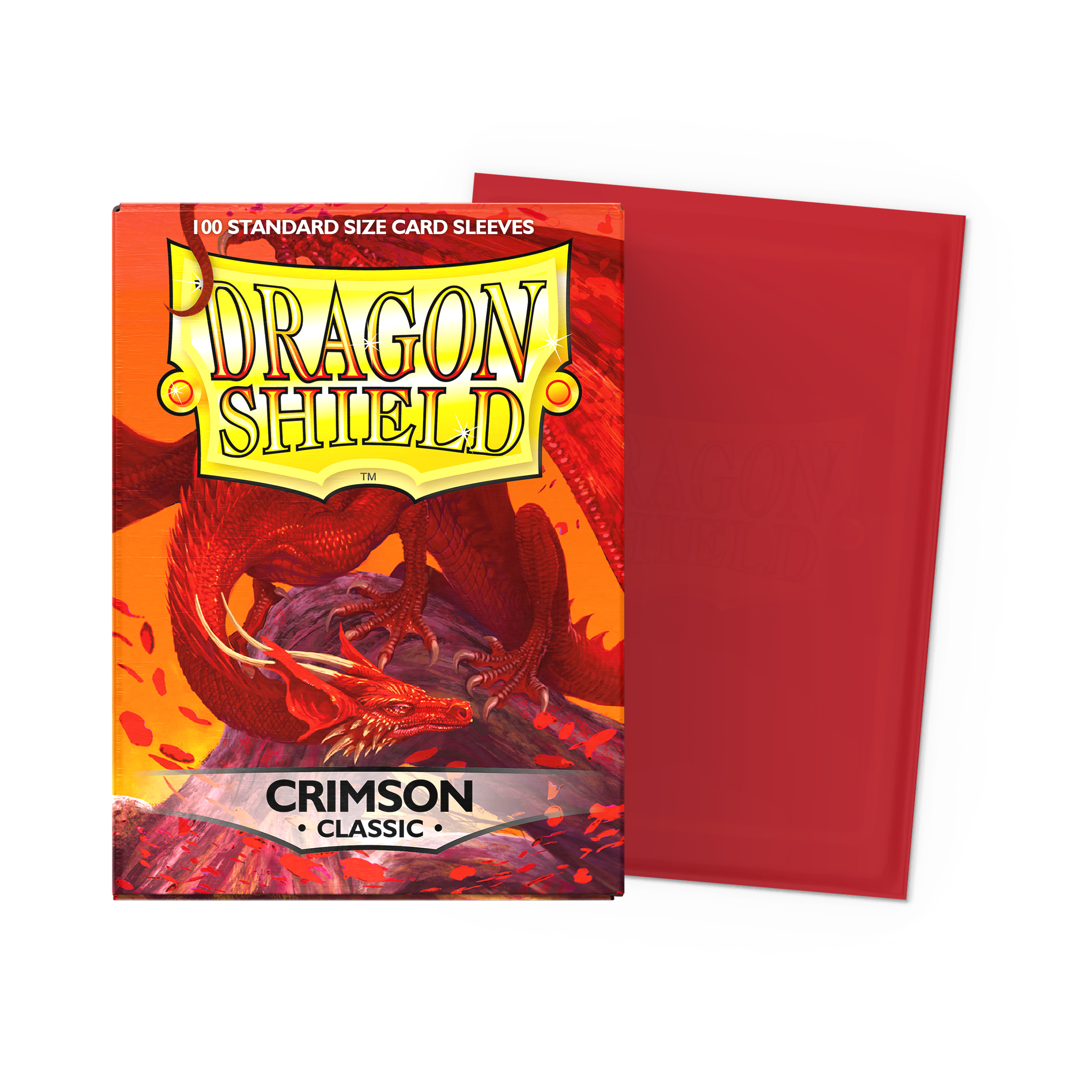 Fundas Dragon Shield Classic Standard (100) – Crimson
