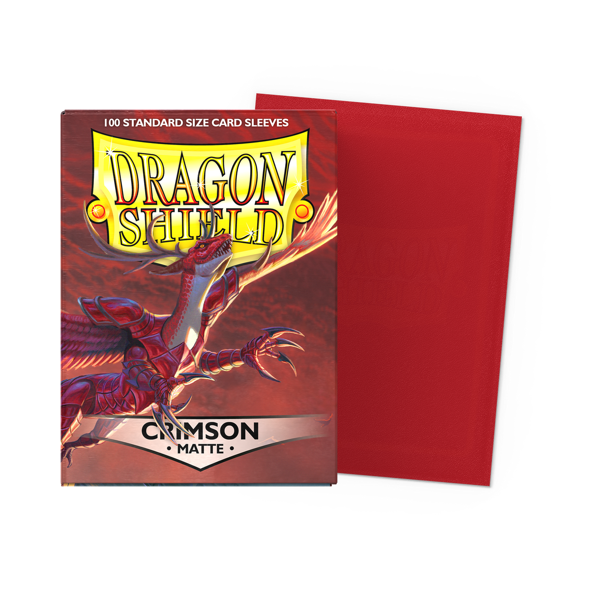 Fundas Dragon Shield Matte Standard (100) – Crimson