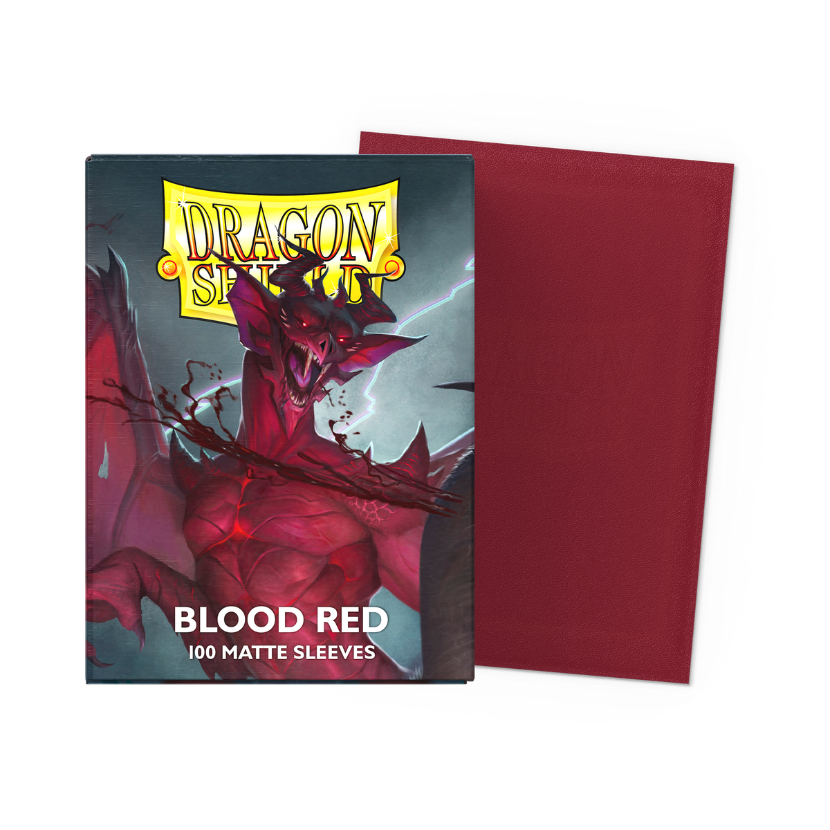 Fundas Dragon Shield Matte Standard (100) – Blood Red