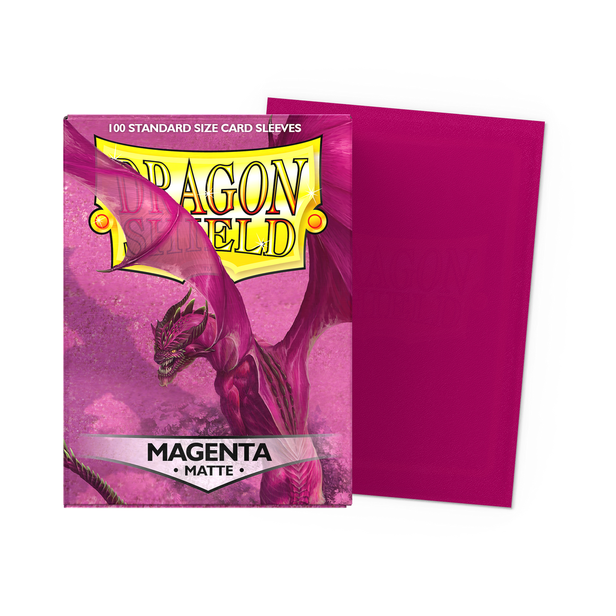 Fundas Dragon Shield Matte Standard (100) – Magenta