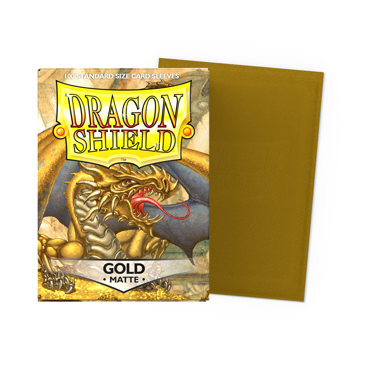 Fundas Dragon Shield Matte Standard (100) – Gold
