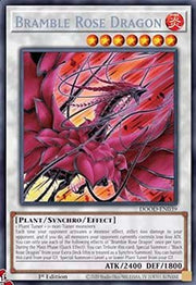Bramble Rose Dragon (V.1 - Secret Rare) - Doom of Dimensions (Secret Rare) [DOOD - 039] - El Duelista