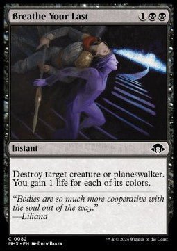 Breathe Your Last⁣ - Modern Horizons 3⁣ (Common)⁣ [82] - El Duelista