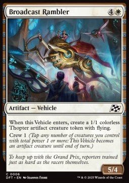 Broadcast Rambler⁣ - Aetherdrift⁣ (Common)⁣ [6] - El Duelista