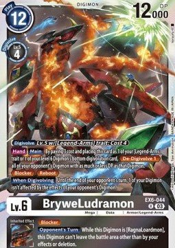 BryweLudramon (EX6 - 044) - Infernal Ascension (Rare) [EX - 06 - 044] - El Duelista