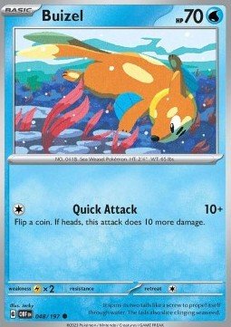 Buizel⁣ - Obsidian Flames⁣ (Common)⁣ [048] - El Duelista