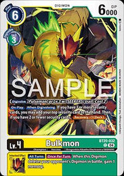 Bulkmon (BT20 - 032)⁣ - Special Booster Ver 2.5⁣ (Common)⁣ [032] - El Duelista