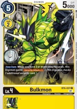 Bulkmon (BT6 - 037)⁣ - Double Diamond⁣ (Common)⁣ [BT6 - 037] - El Duelista