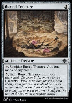 Buried Treasure⁣ - The Lost Caverns of Ixalan⁣ (Common)⁣ [246] - El Duelista