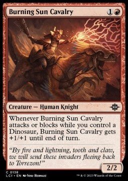 Burning Sun Cavalry⁣ - The Lost Caverns of Ixalan⁣ (Common)⁣ [138] - El Duelista