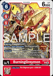 BurningGreymon (BT21 - 014)⁣ - World Convergence⁣ (Common)⁣ [014] - El Duelista