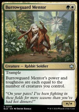 Burrowguard Mentor⁣ - Bloomburrow⁣ (Uncommon)⁣ [206] - El Duelista