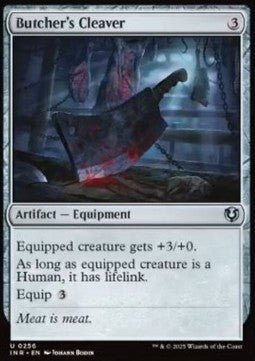 Butcher's Cleaver⁣ - Innistrad Remastered⁣ (Uncommon)⁣ [256] - El Duelista