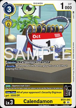 Calendamon (BT21 - 041)⁣ - World Convergence⁣ (Common)⁣ [041] - El Duelista
