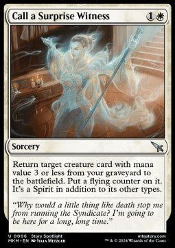 Call a Surprise Witness⁣ - Murders at Karlov Manor⁣ (Uncommon)⁣ [6] - El Duelista