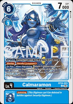Calmaramon (BT24 - 023) - Time Stranger (Uncommon) [BT - 24 - 023] - El Duelista