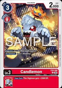 Candlemon (EX8 - 008) (V.1)⁣ - Chain of Liberation⁣ (Common)⁣ [008] - El Duelista