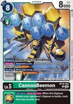 CannonBeemon (BT18 - 052)⁣ - Special Booster Ver 2.0⁣ (Uncommon)⁣ [052] - El Duelista