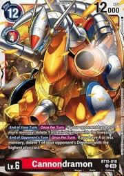 Cannondramon (BT15 - 018)⁣ - Exceed Apocalypse⁣ (Uncommon)⁣ [018] - El Duelista